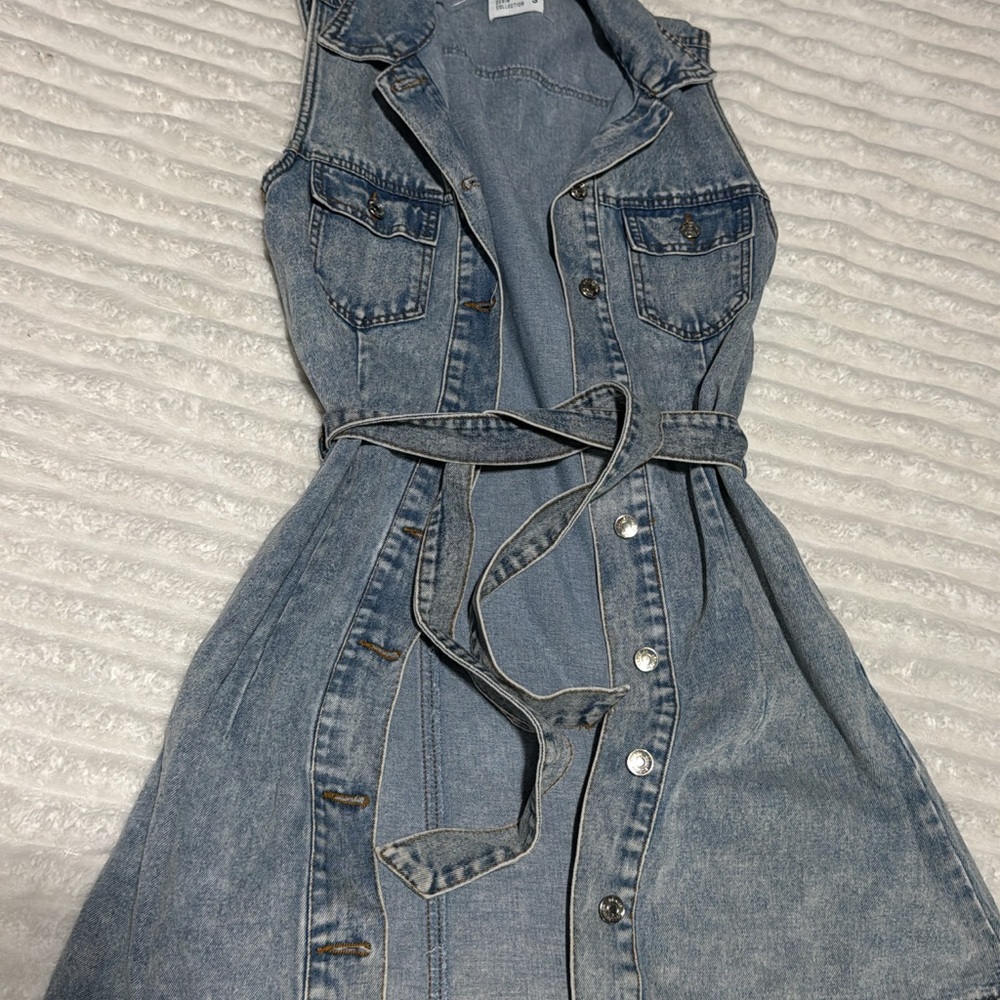 Denim Sleeveless Dress